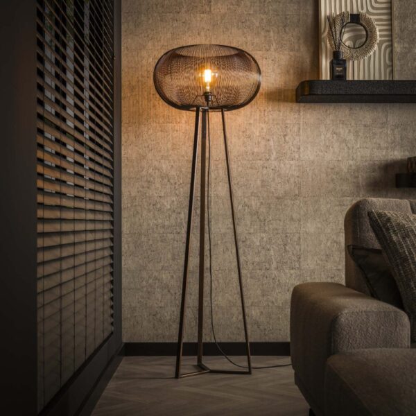 8383_31Z_1 Vloerlamp Copper Twist 1L