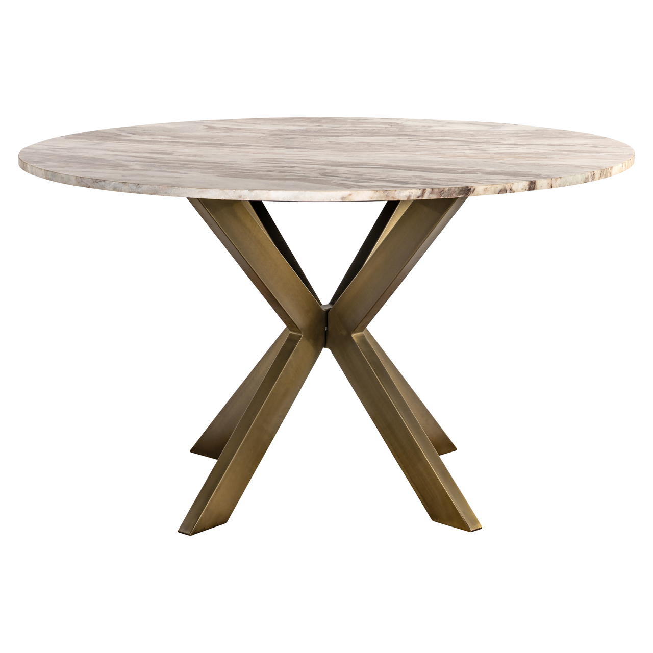 Eetkamertafel Bottega Blush beige Ø140 cm - Afbeelding 2