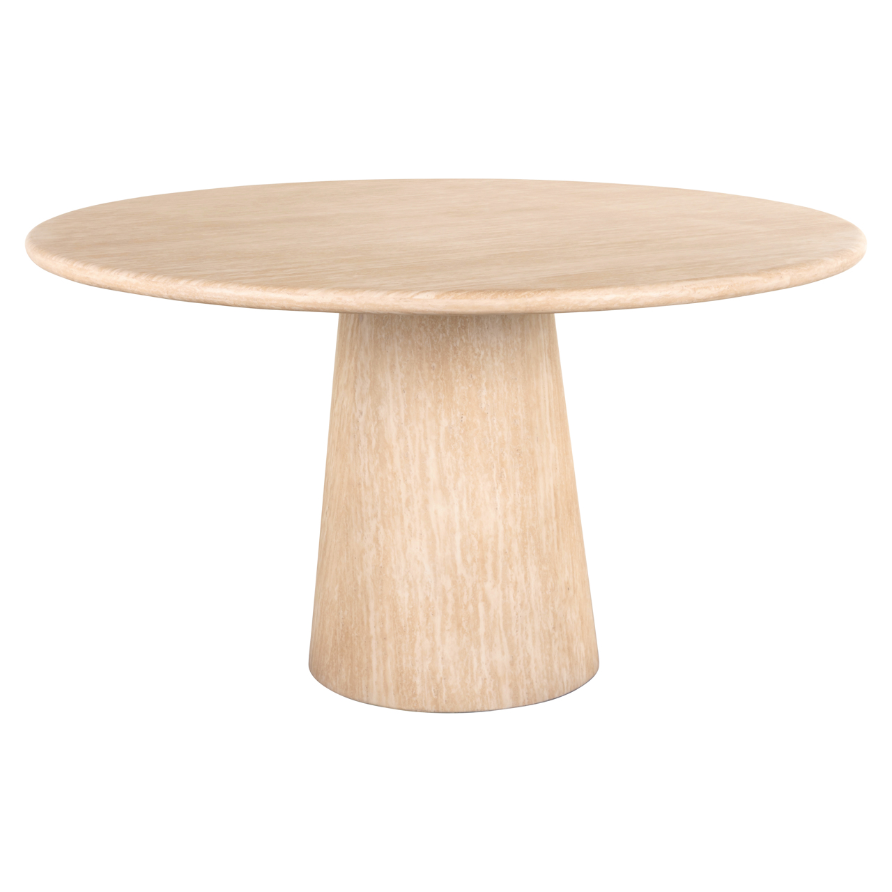 Eetkamertafel Fictus beige Ø140 cm