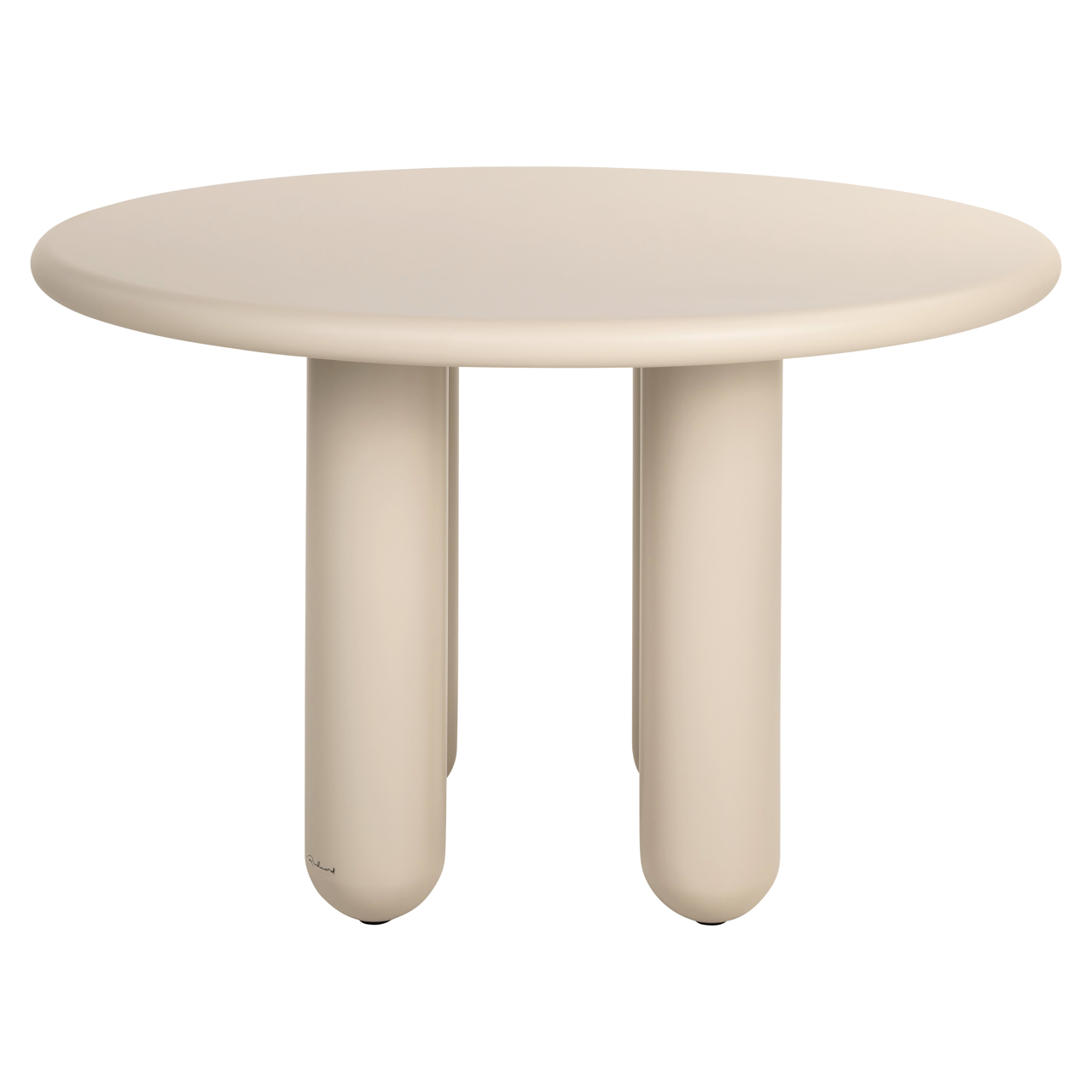 Eettafel Calma beige 120Ø - Afbeelding 2