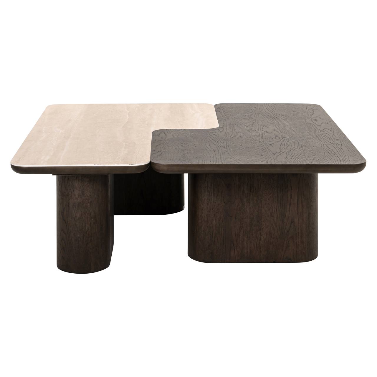 Salontafel Nando bruin set van 2 - Afbeelding 6
