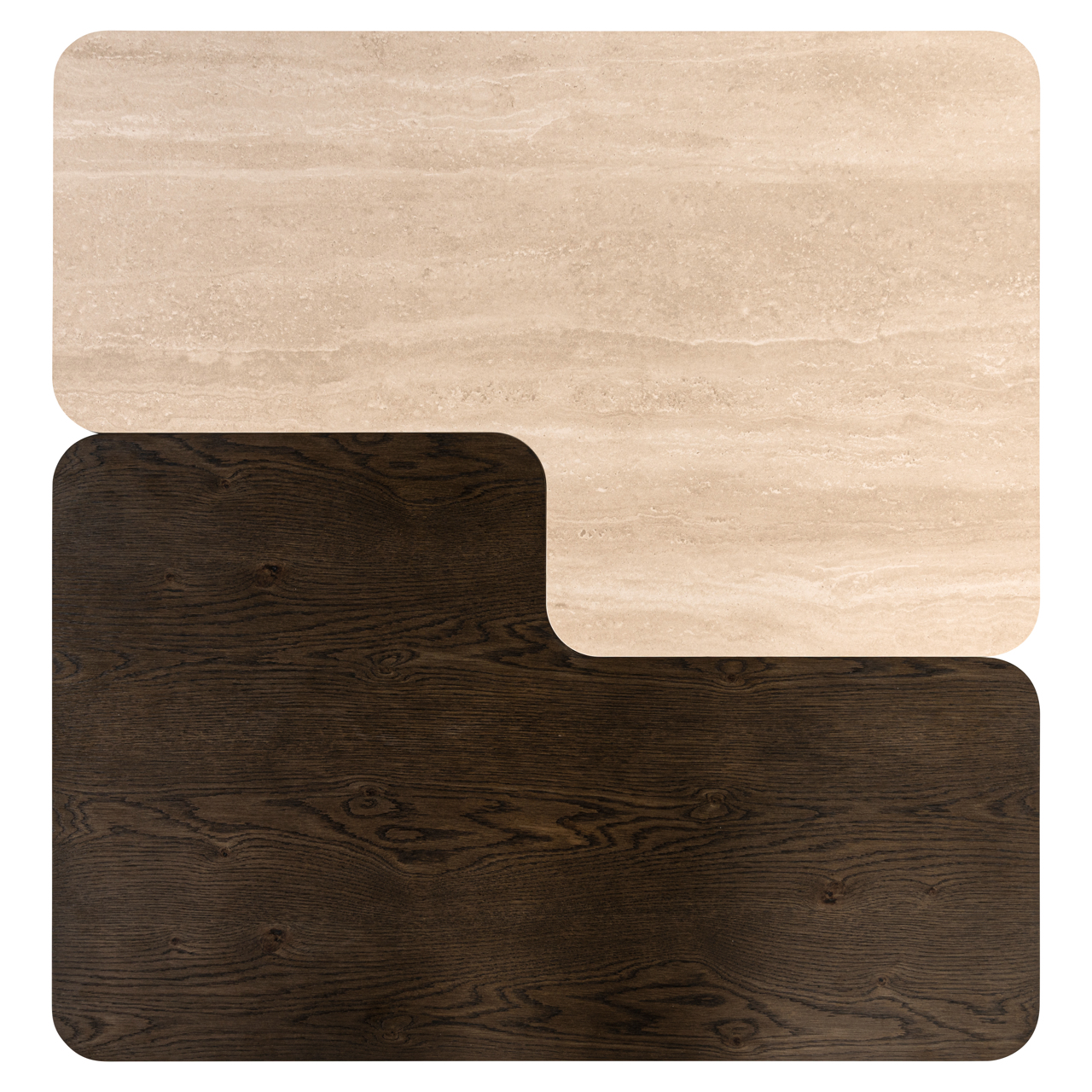 Salontafel Nando bruin set van 2 - Afbeelding 7