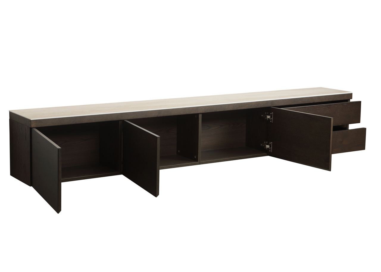 TV-meubel Lachance bruin - Afbeelding 3