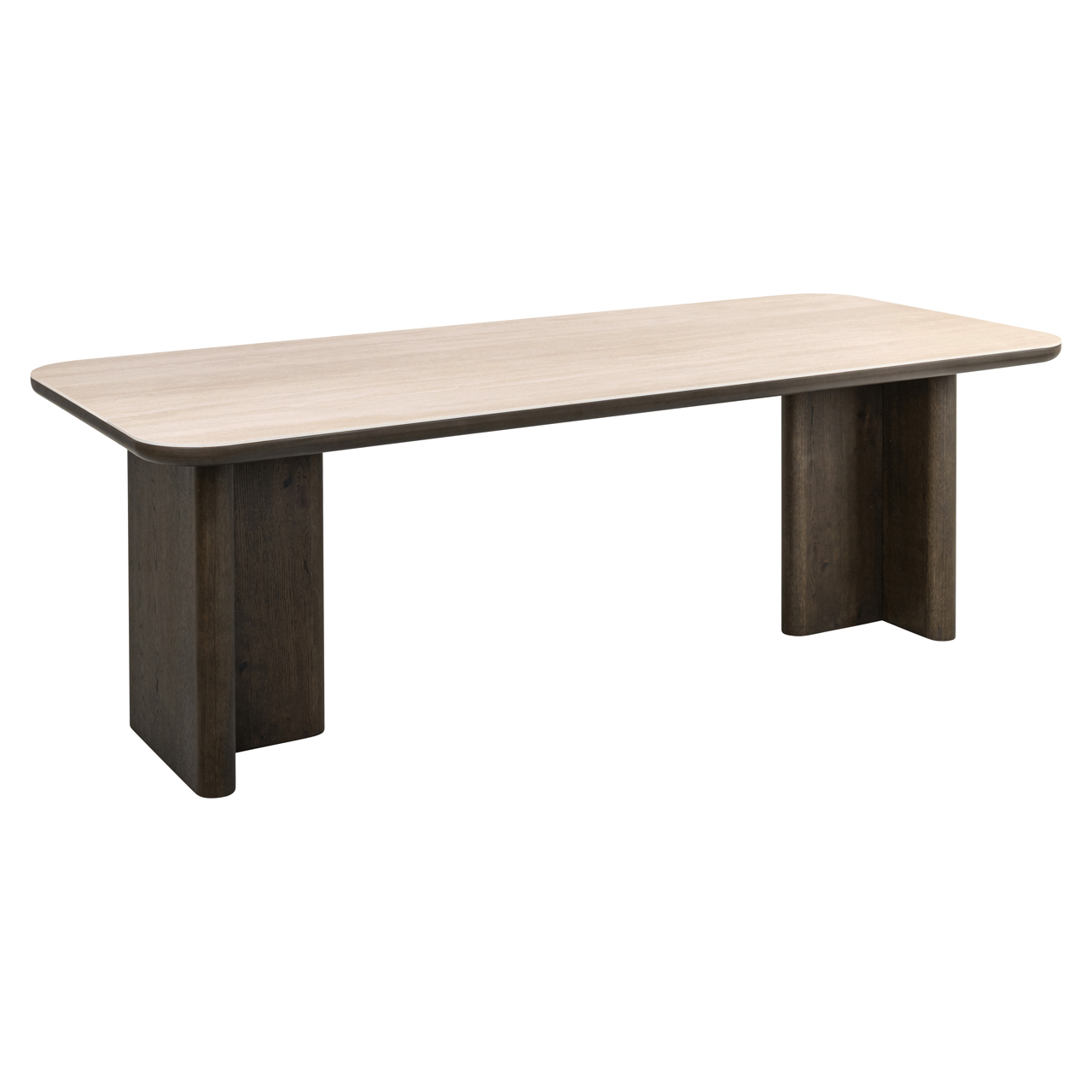 Eetkamertafel Nando bruin 230 cm