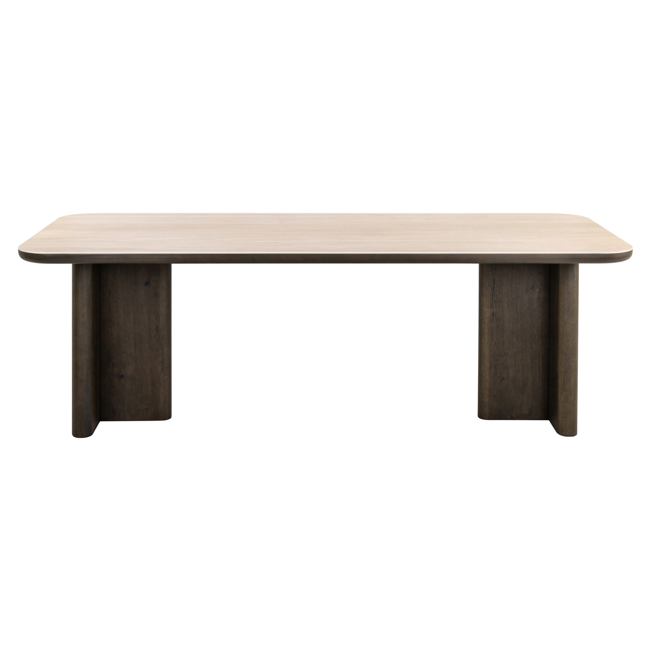 Eetkamertafel Nando bruin 230 cm - Afbeelding 2