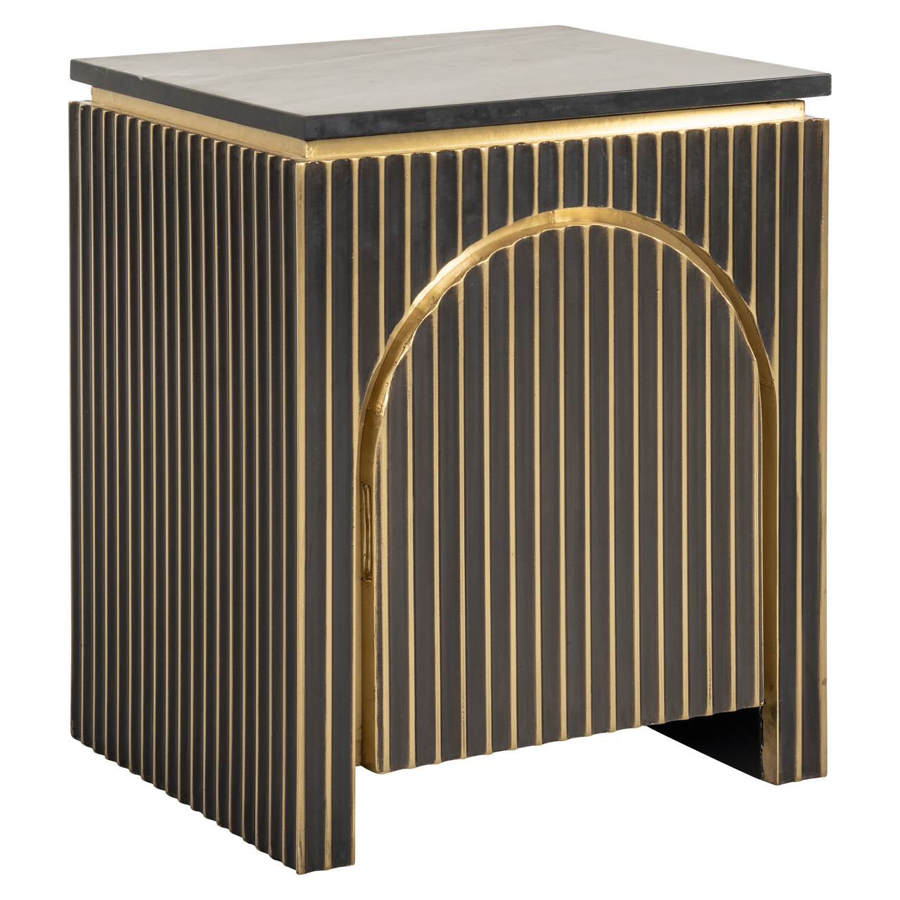 Nachtkastje Les Arcs brushed gold - Afbeelding 4