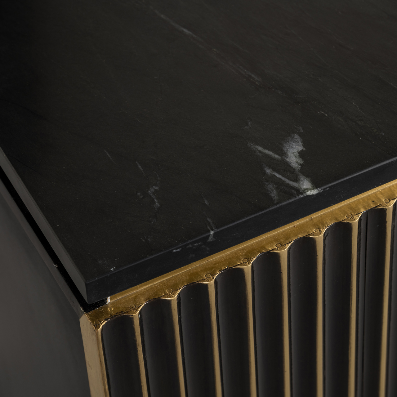 Nachtkastje Les Arcs brushed gold - Afbeelding 6