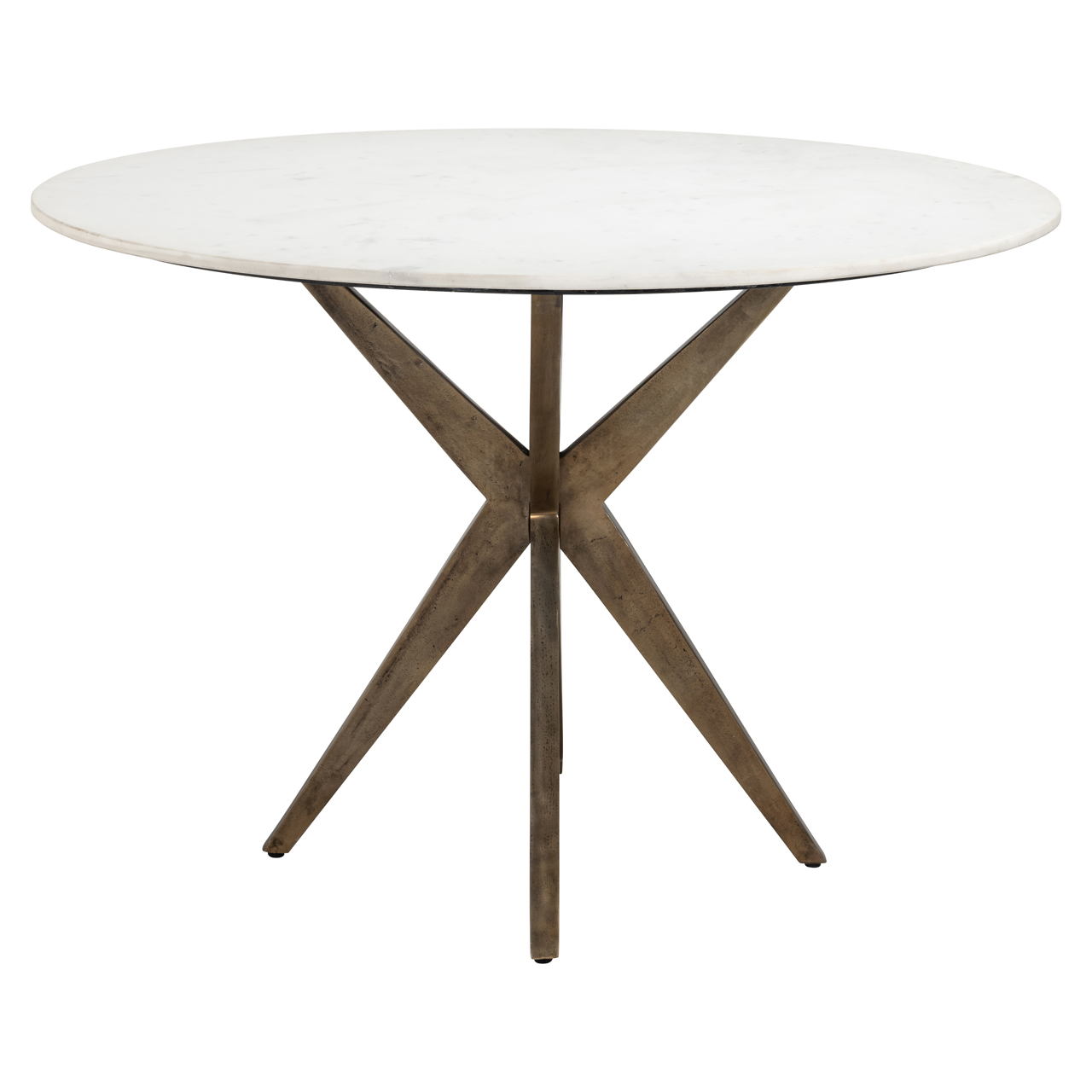 Eetkamertafel Maisy wit Ø114 cm - Afbeelding 2