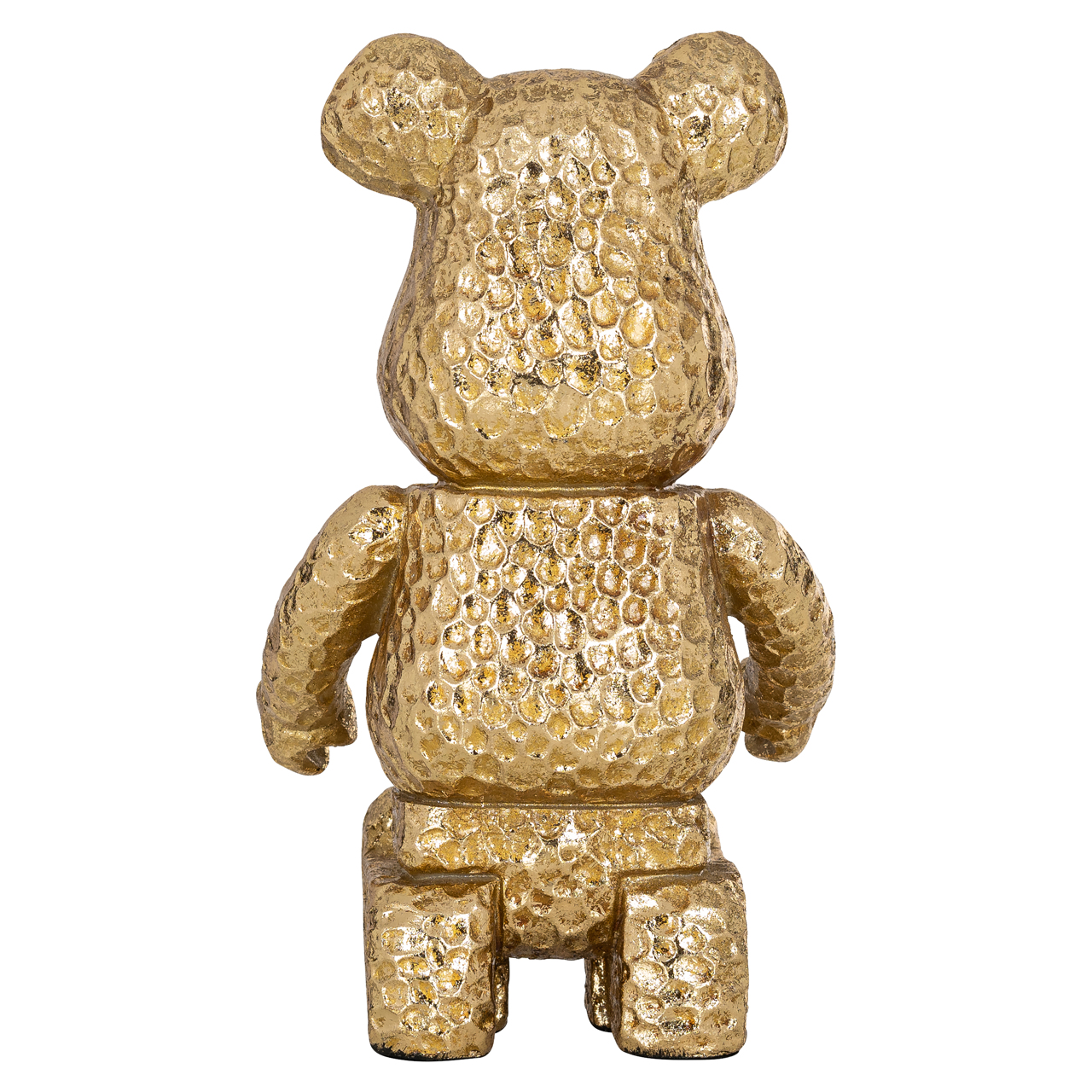 Decoratief object Bear sitting goud - Afbeelding 3