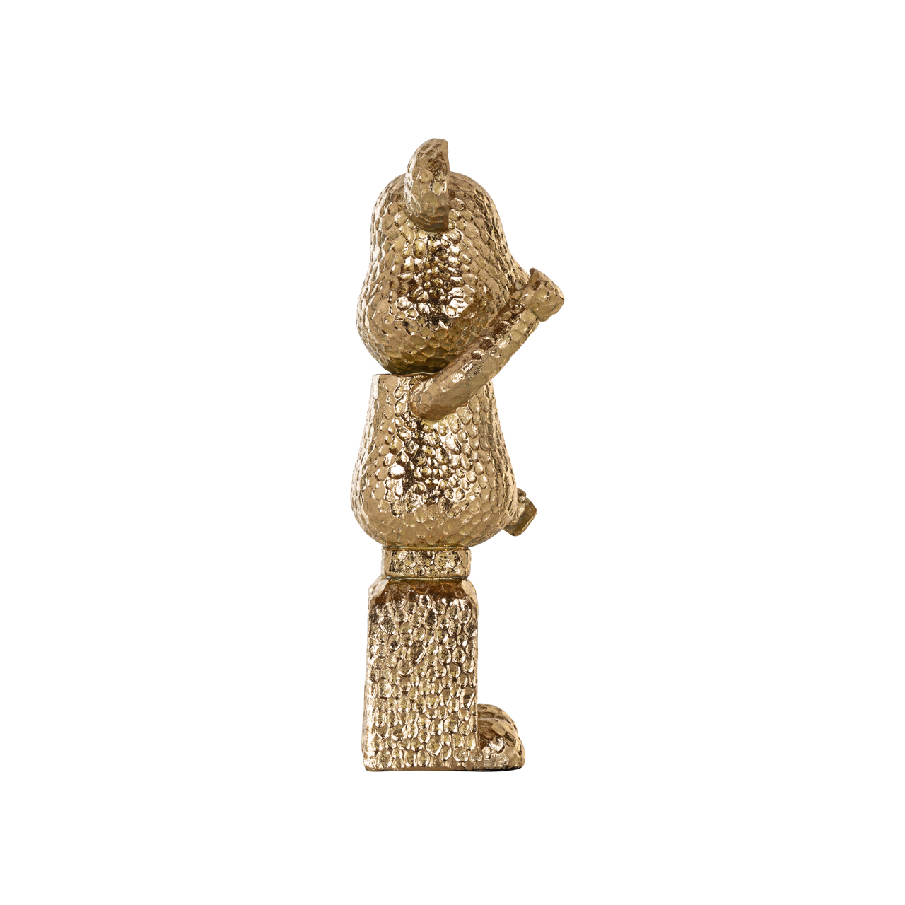Decoratief object Bear standing goud - Afbeelding 2