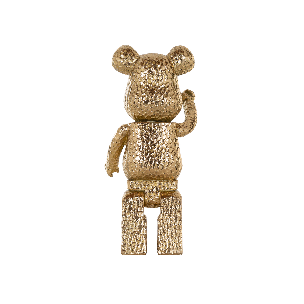 Decoratief object Bear standing goud - Afbeelding 3