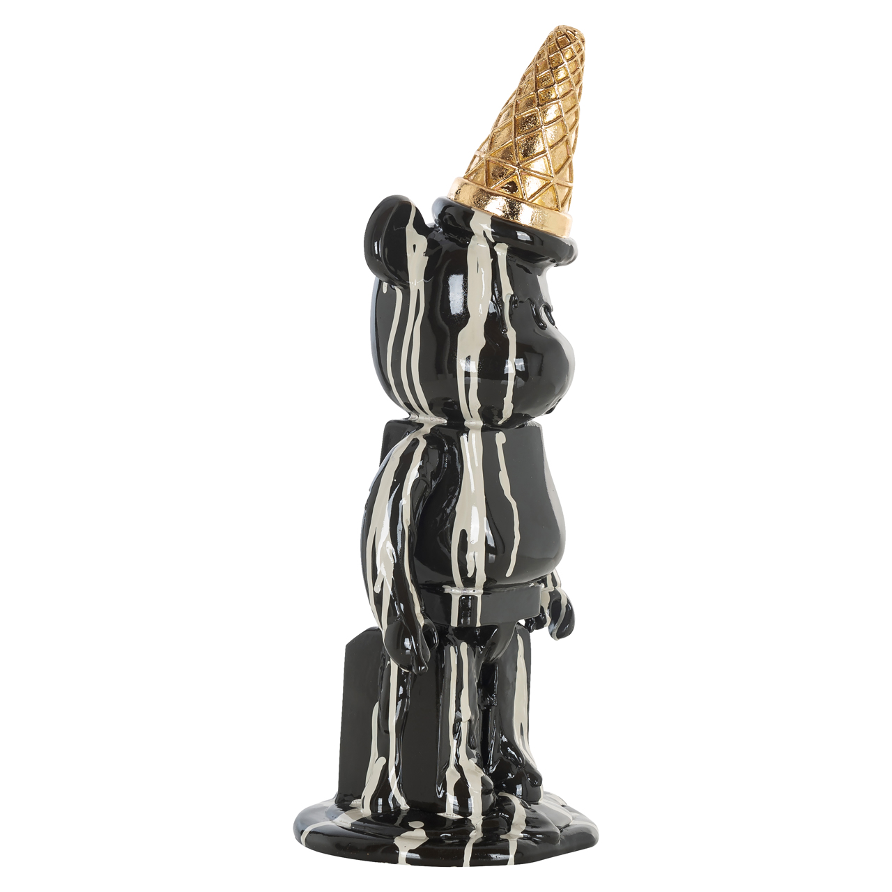 Decoratief object Icebear black
