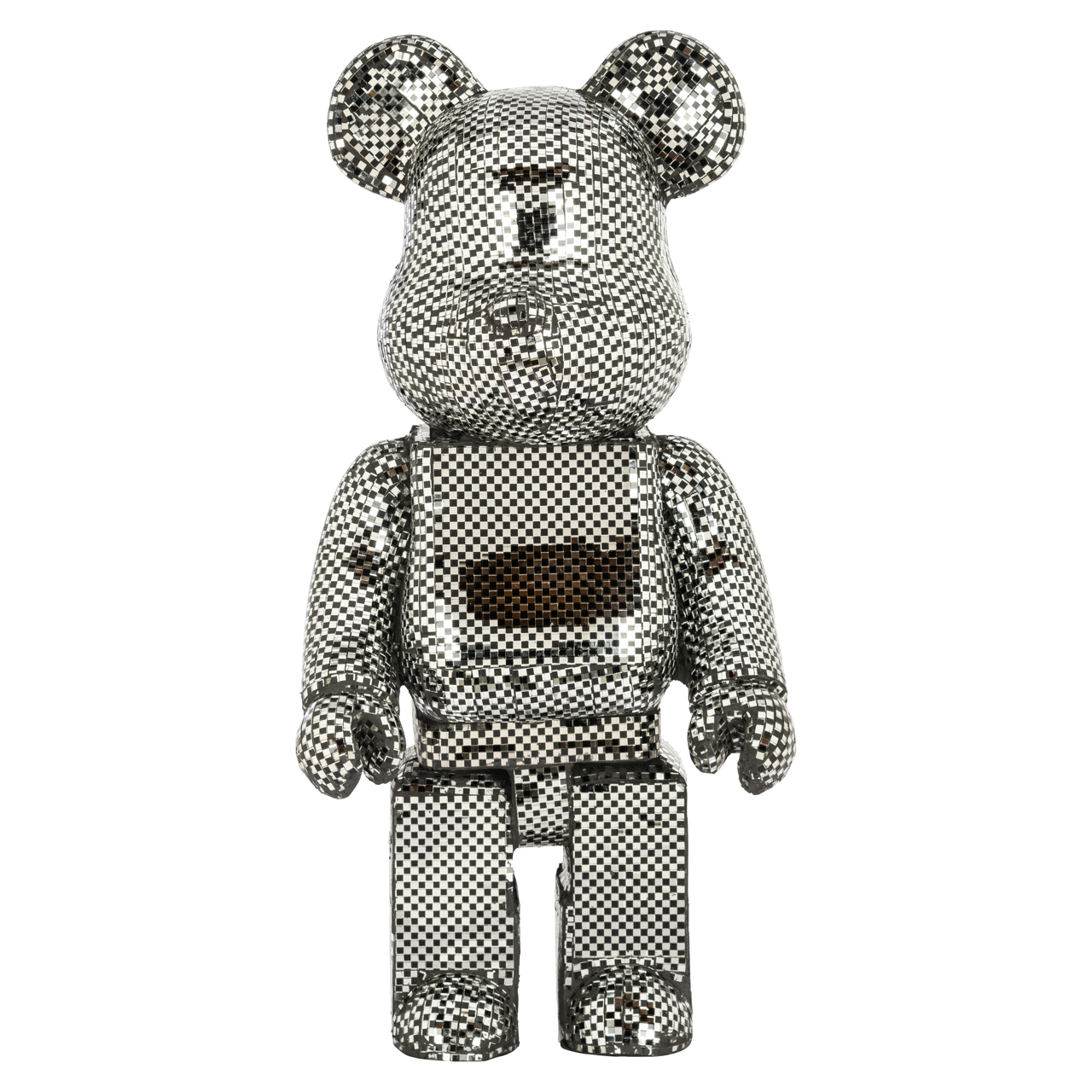 Decoratief object Bear silver small - Afbeelding 2