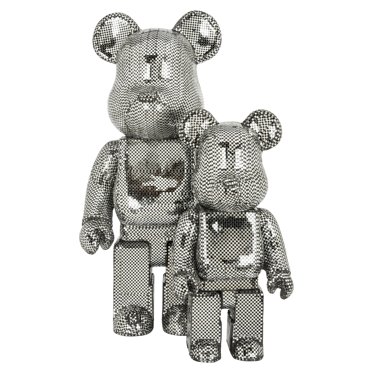 Decoratief object Bear silver small - Afbeelding 5
