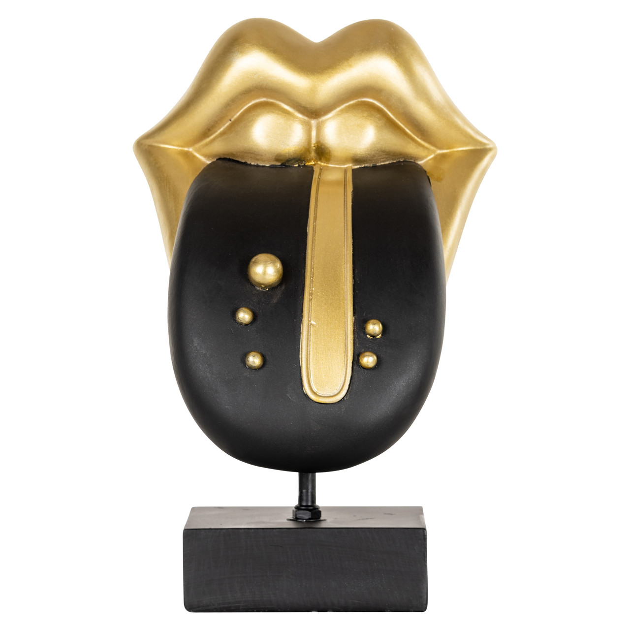 Decoratief object Tongue black/gold - Afbeelding 2