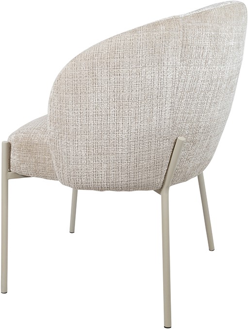 Eetkamerstoel Adele poten Cremona 04 beige taupe set van 2 - Afbeelding 2