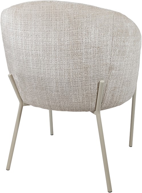 Eetkamerstoel Adele poten Cremona 04 beige taupe set van 2 - Afbeelding 3