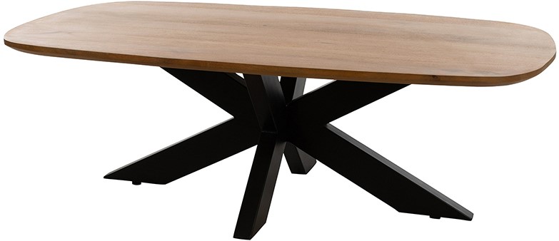 Salontafel deens Smooth ovaal naturel mangohout 120 cm