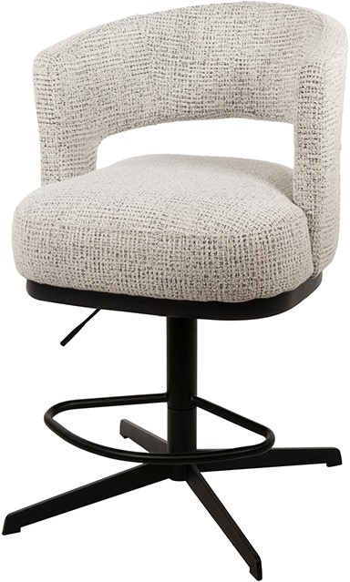 Barstoel Bruce draaipoot 360 Coco Salt 'n Pepper 80