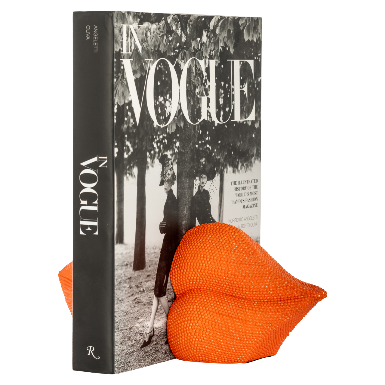 Boekensteun Lips oranje - Afbeelding 4