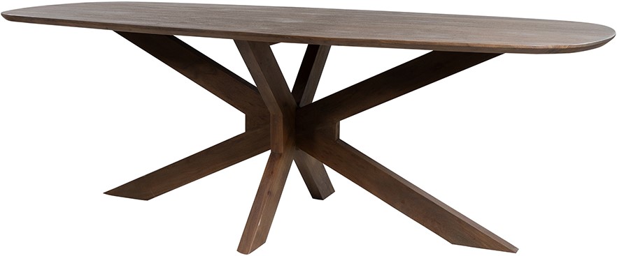 Eetkamertafel Marron bruin acaciahout 160 cm