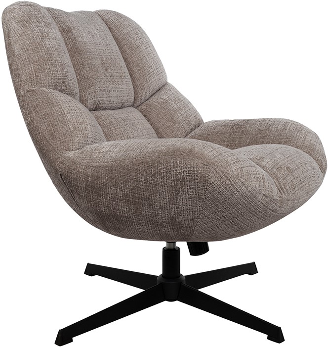 Draaifauteuil Chuck 360 rock system Cremona Fur 24 - Afbeelding 2