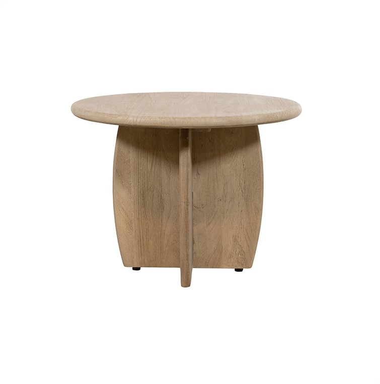 Salontafel Weathered acaciahout Ø60 cm - Afbeelding 2
