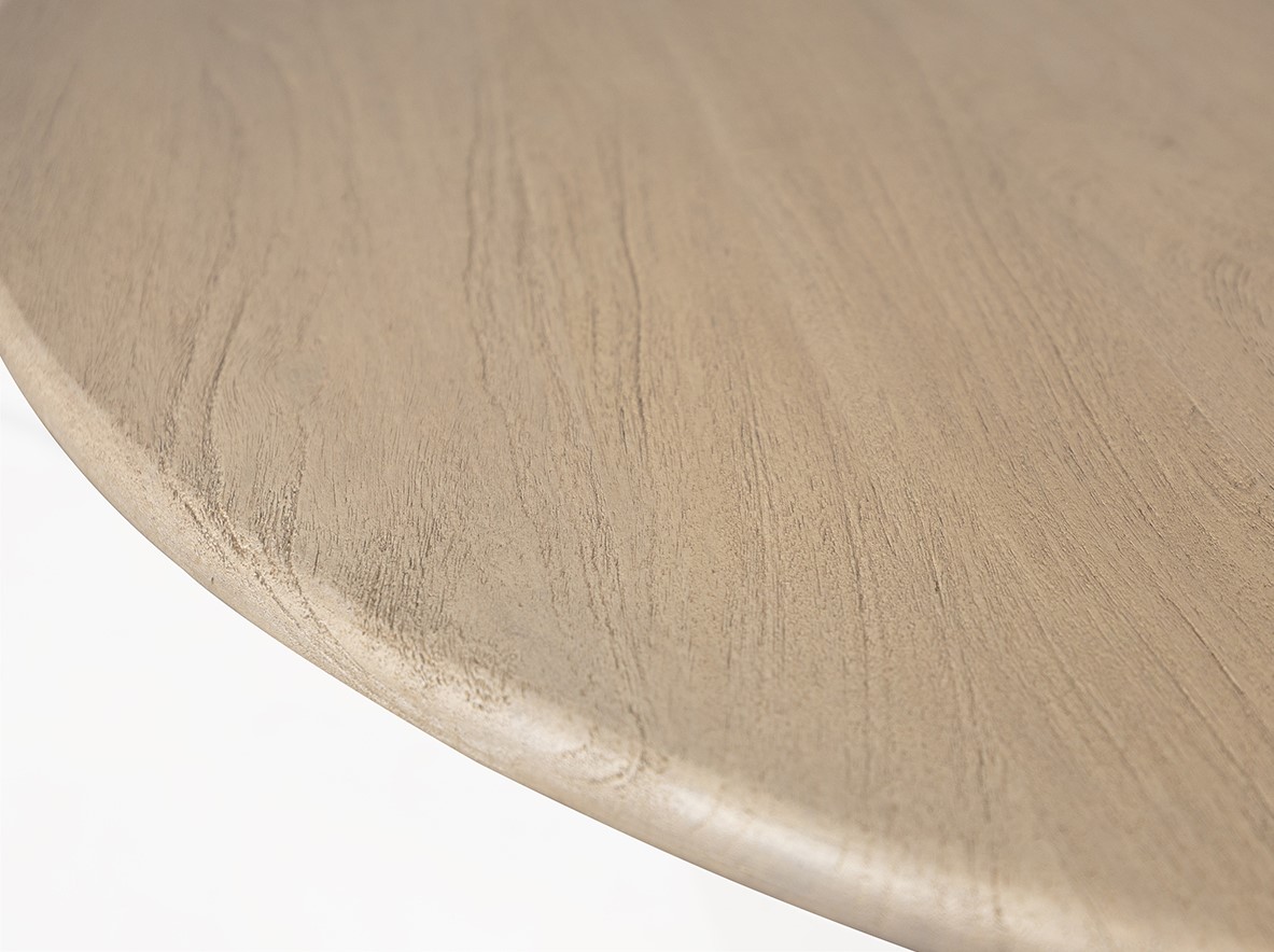 Salontafel Weathered acaciahout Ø60 cm - Afbeelding 3
