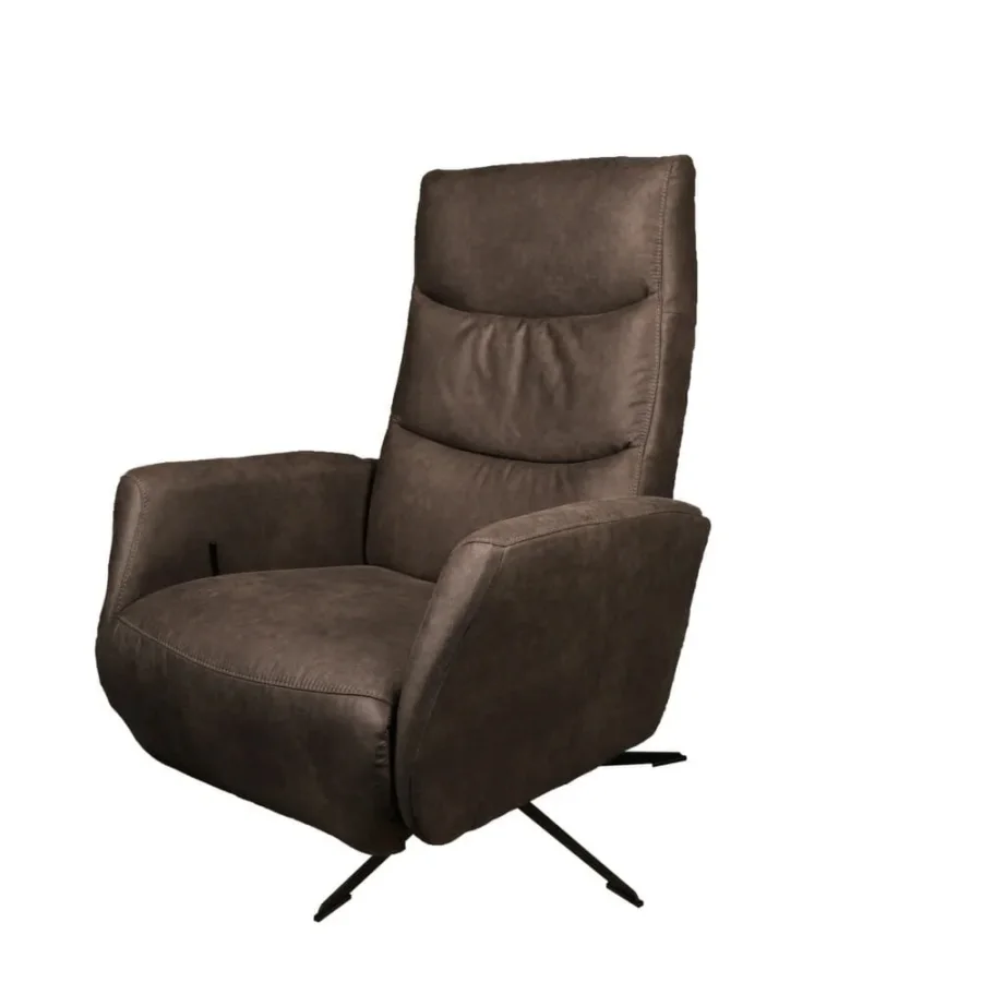 Draai-relaxfauteuil Ivaldi elektrisch microvezel