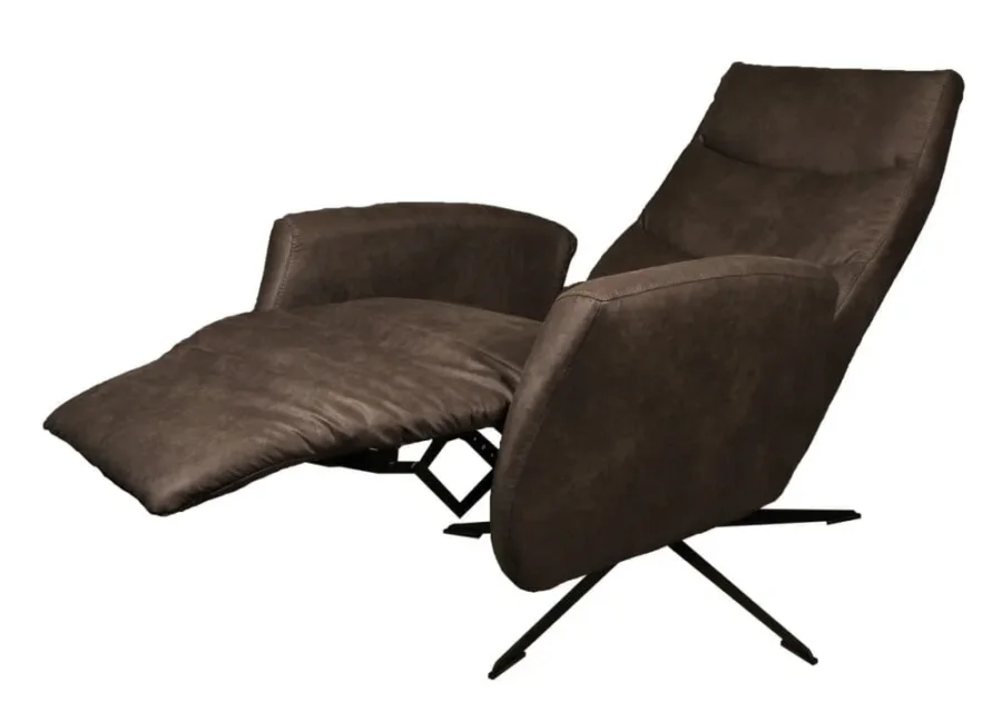 Draai-relaxfauteuil Ivaldi elektrisch microvezel - Afbeelding 3