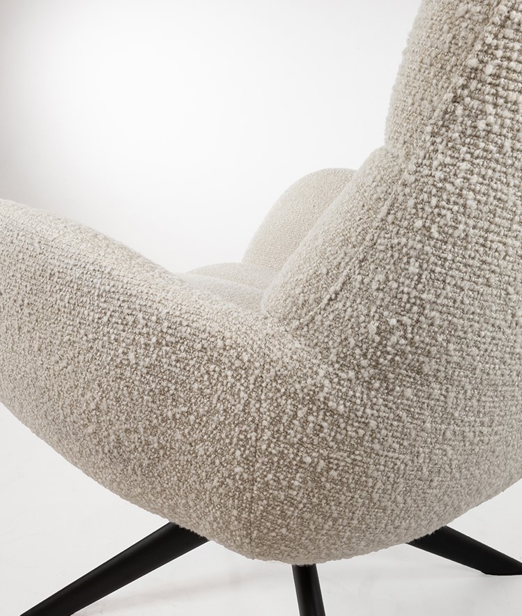 Draaifauteuil Elvis 360 Monet Pearl - Afbeelding 6