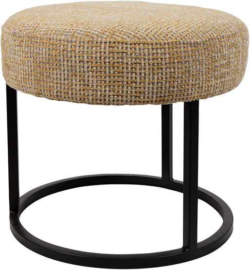Voetenbank Escabel Coco Mustard 06 Ø45 cm