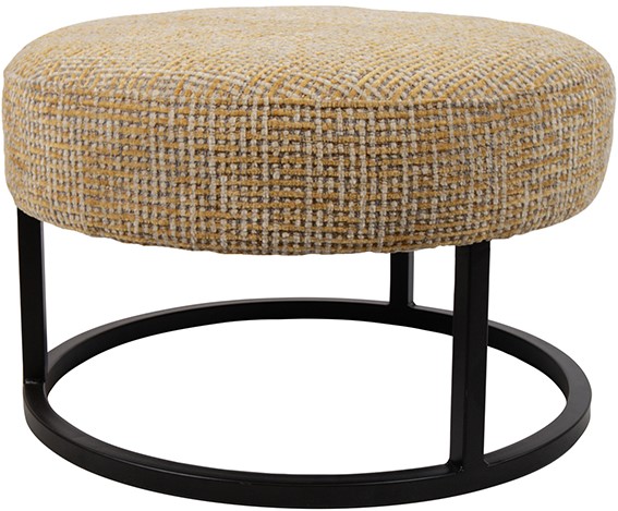 Voetenbank Escabel Coco Mustard 06 Ø50 cm