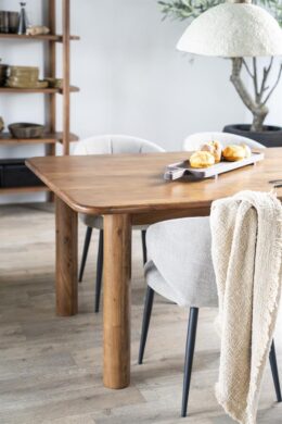 Eettafel Julian - Bruin - 100 x 240 cm - Afbeelding 5