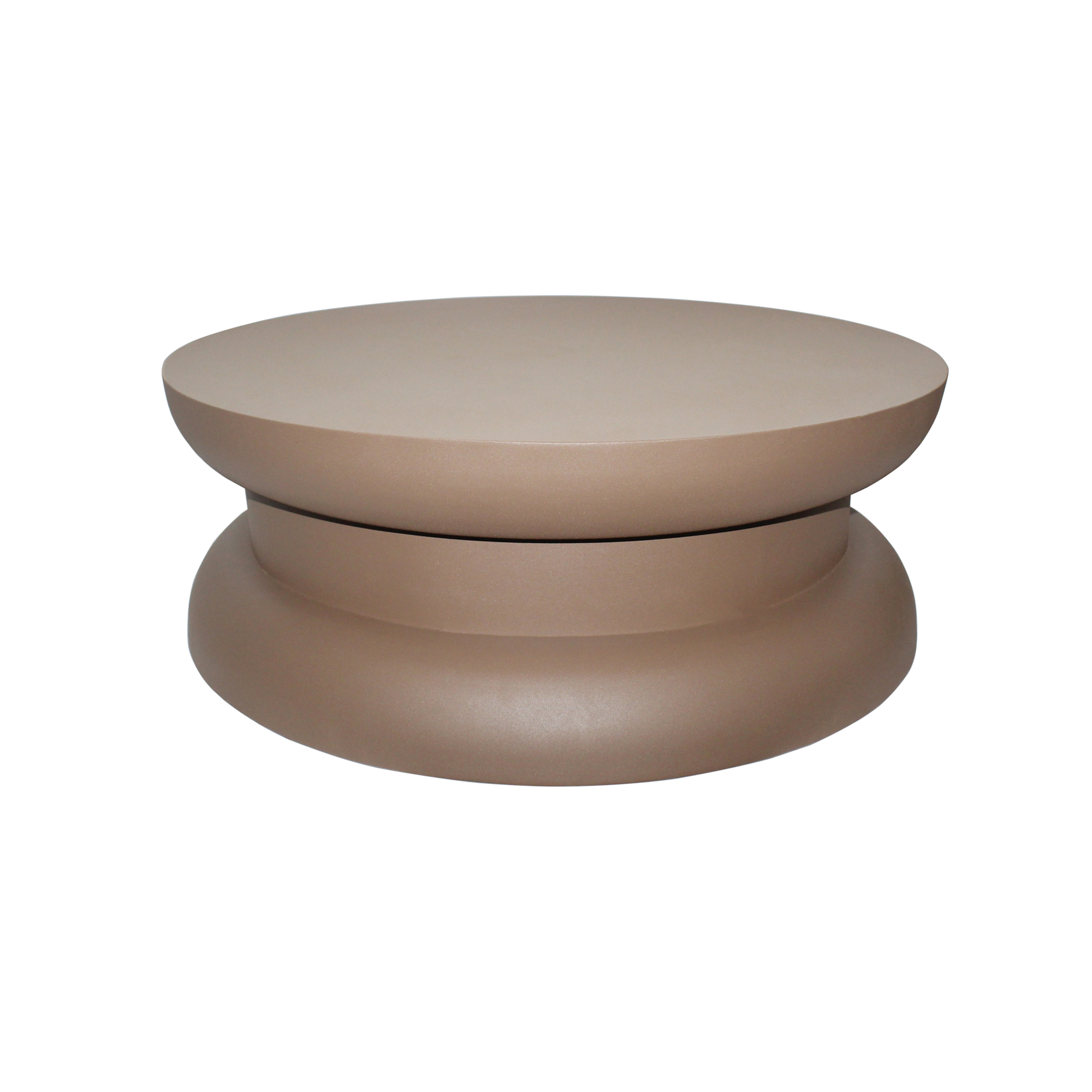 Salontafel Parma bruin Ø85 cm