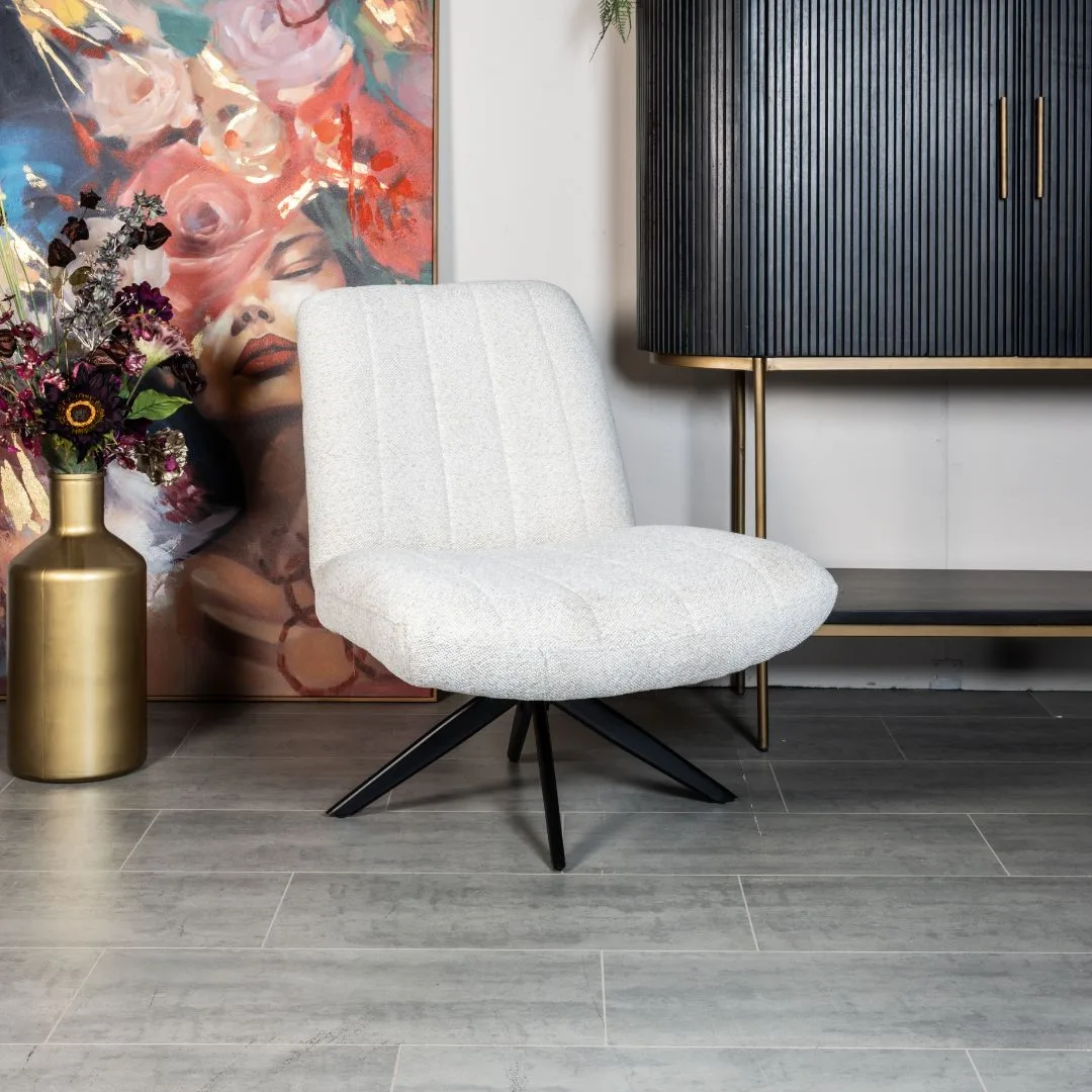 Fauteuil Joey geweven stof