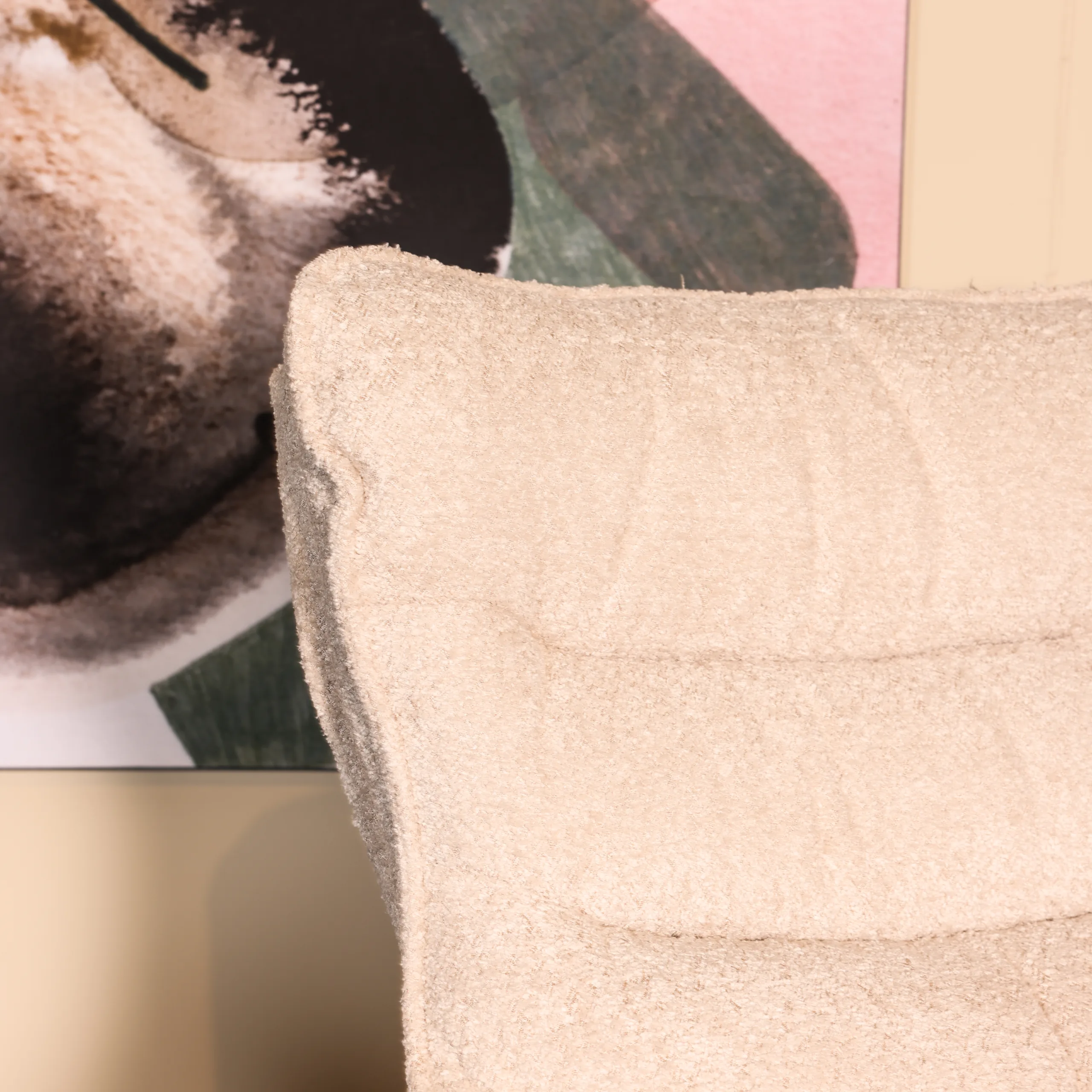 Fauteuil Orense - Boucle - Zand - Afbeelding 4