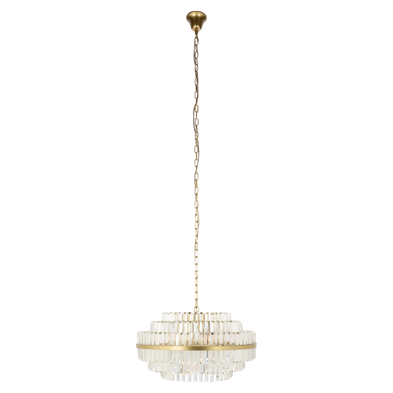 Hanglamp Desire geborsteld medium goud