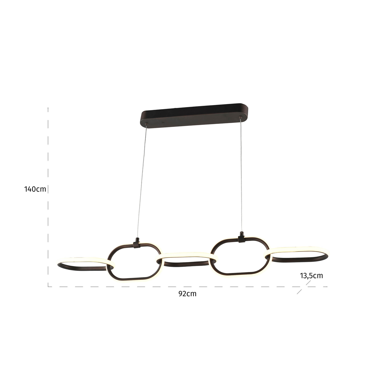 Hanglamp Layn brons - Afbeelding 4