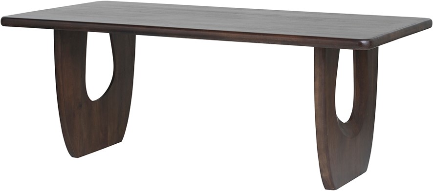 Eetkamertafel Walnut bruin mangohout 240 cm