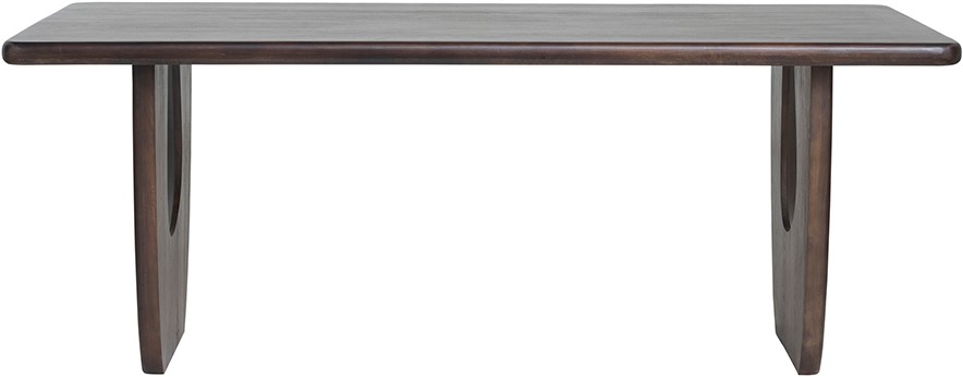 Eetkamertafel Walnut bruin mangohout 240 cm - Afbeelding 2