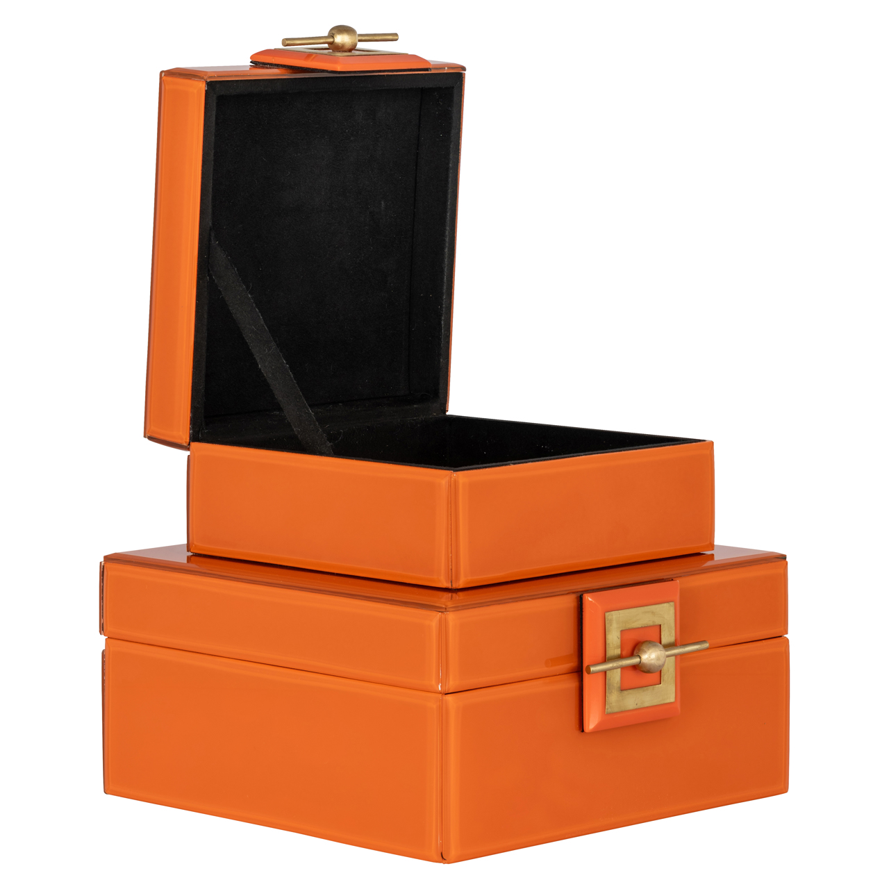 Opbergdoos Bodine large oranje - Afbeelding 4