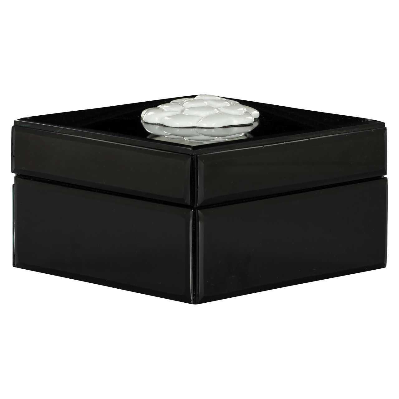 Opbergdoos Lune zwart/wit