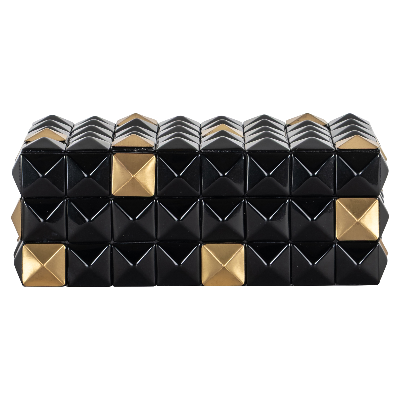 Opbergdoos Velicia zwart/goud - Afbeelding 2