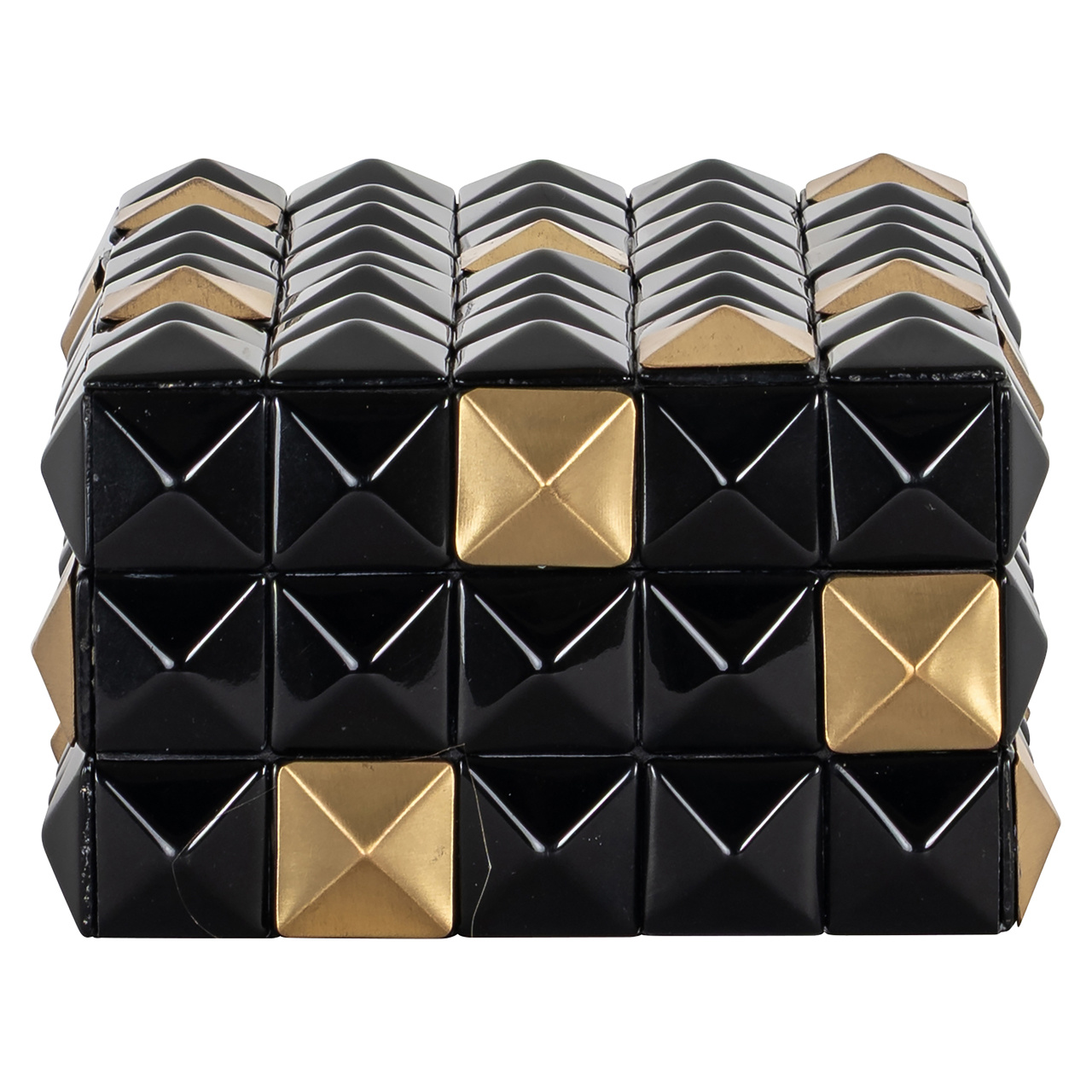 Opbergdoos Velicia zwart/goud - Afbeelding 3