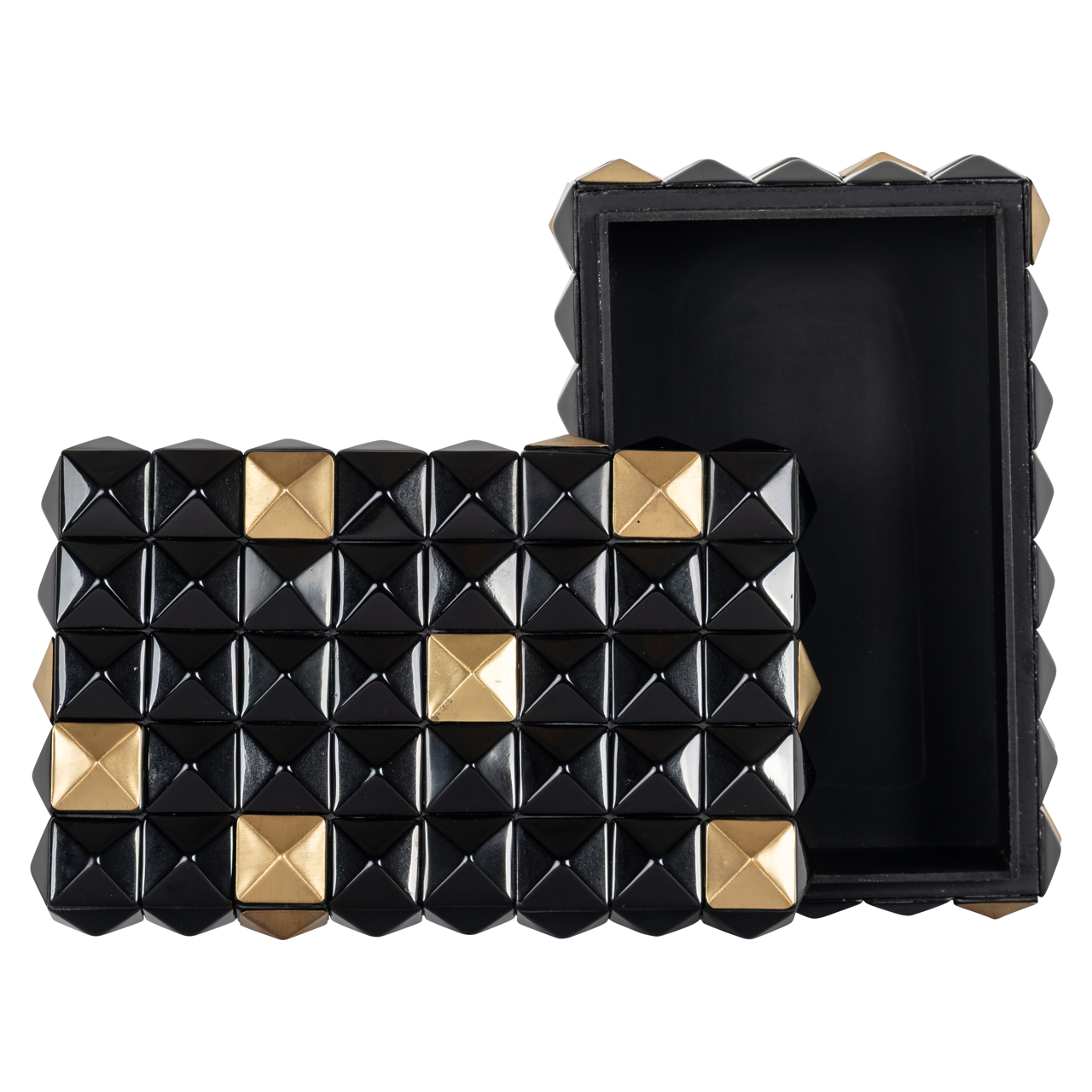 Opbergdoos Velicia zwart/goud - Afbeelding 6
