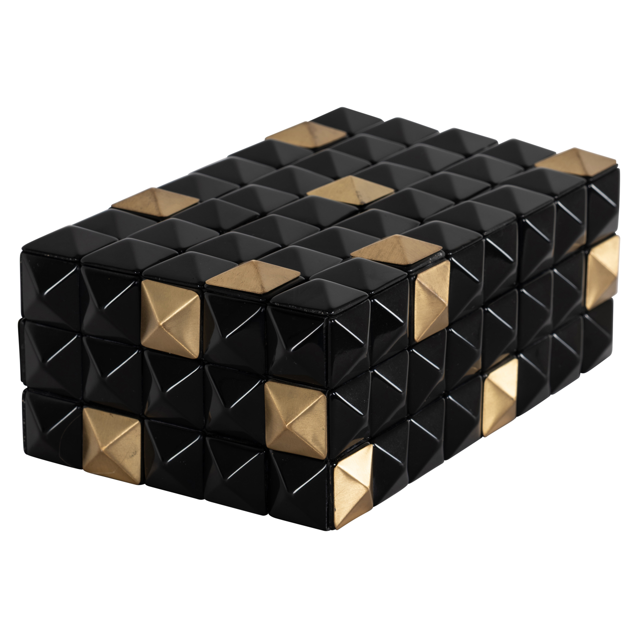Opbergdoos Velicia zwart/goud - Afbeelding 8
