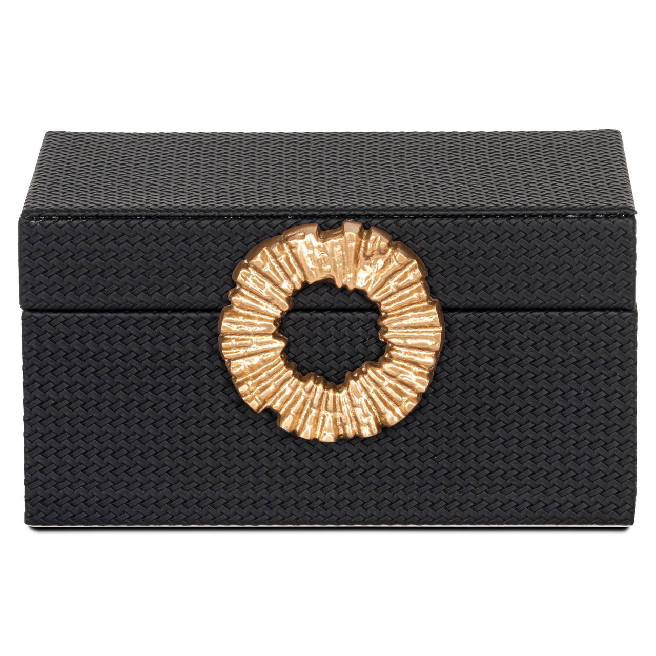 Opbergdoos Amal small zwart/goud - Afbeelding 2