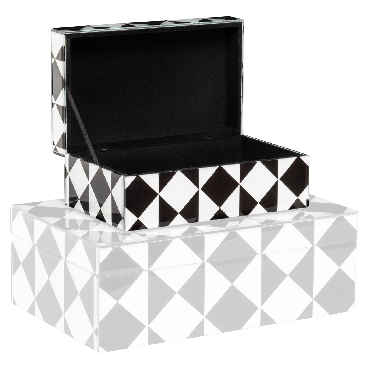 Opbergdoos Silas black/white small - Afbeelding 6