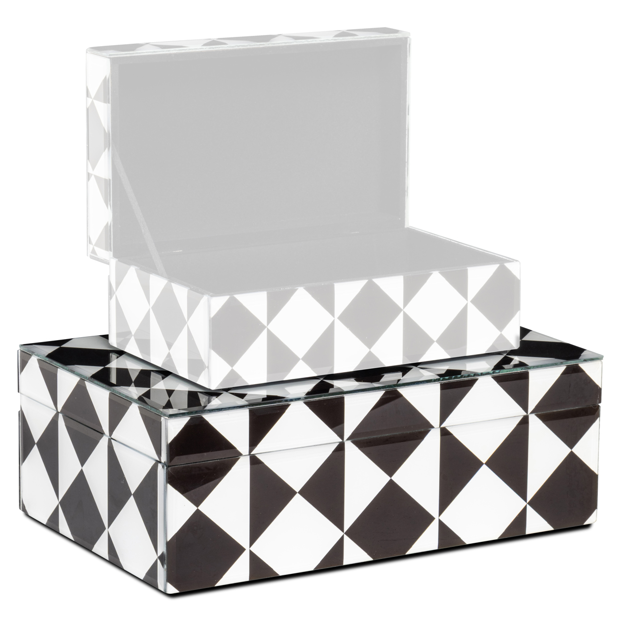 Opbergdoos Silas black/white large - Afbeelding 6